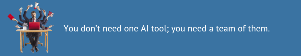 Multitasking Marketing Manager: Need a team of AI tools