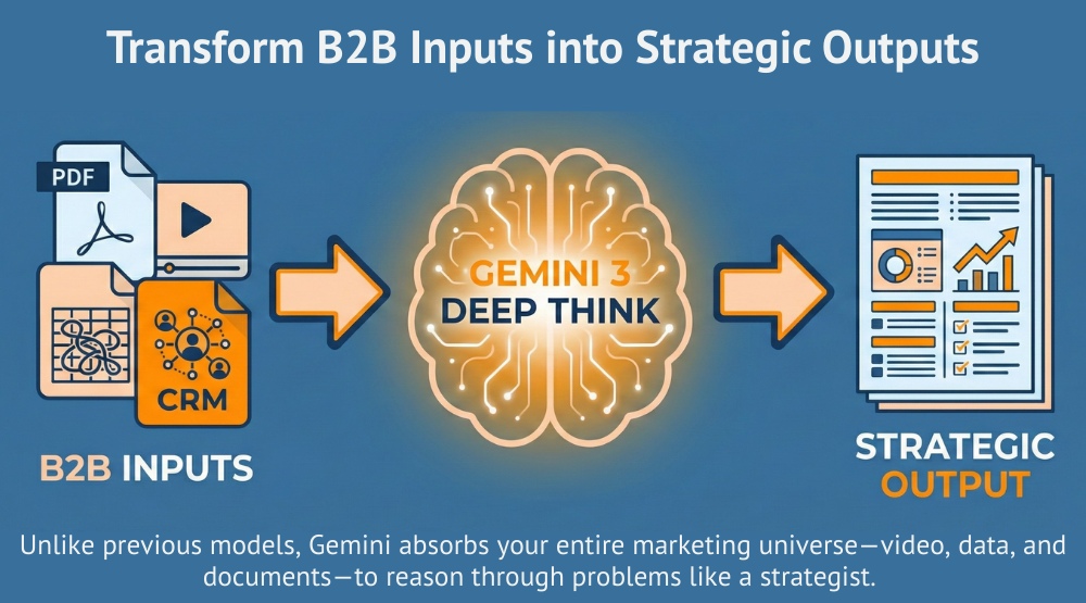 Gemini 3 Deep Think Transforms B2B Inputs to Strategic Outputs